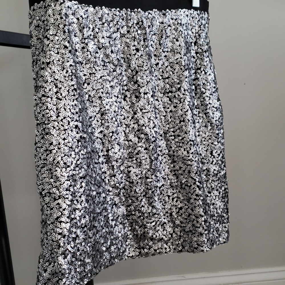 LOFT Sequin midi skirt- Size 10